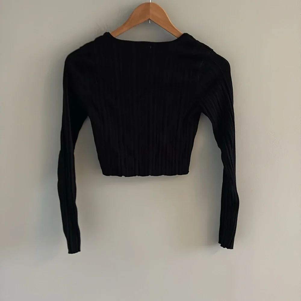 Garage Ribbed Button‎ Down Top - Picture 5 of 6